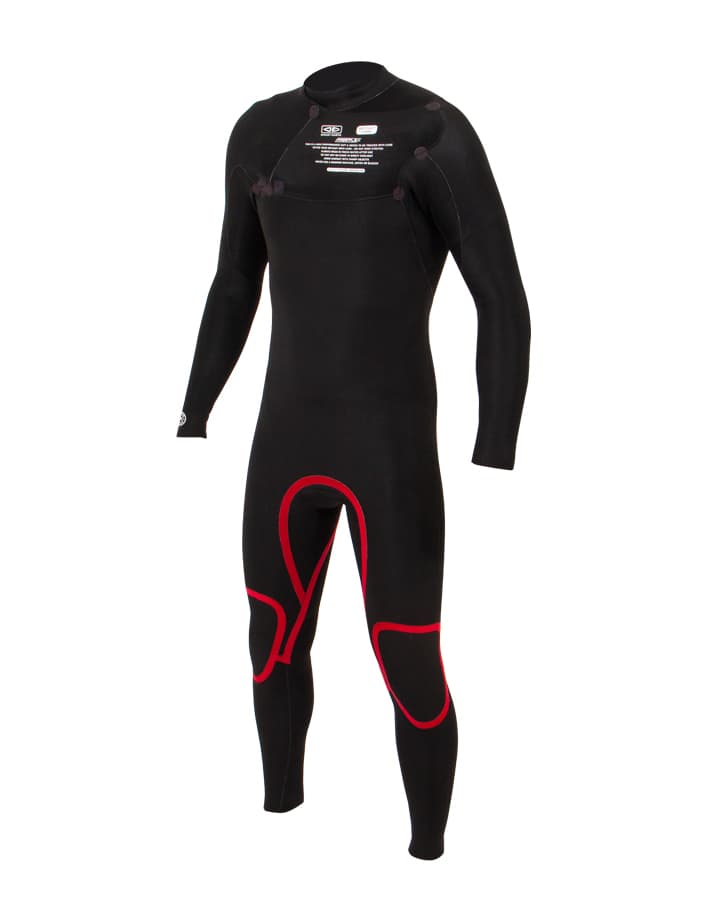 O&E Mens free flex chest zip 3/2 steamer - vista 3