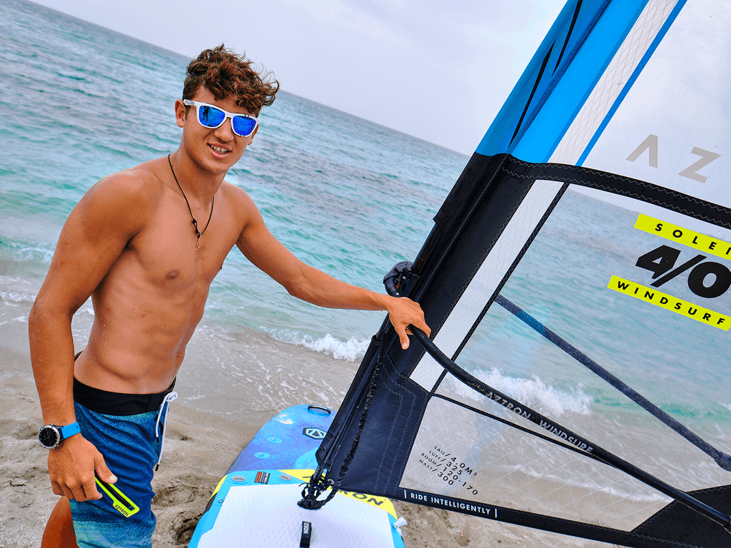 Aztron Soleil windsurf sail 4.0 rig - vista 9