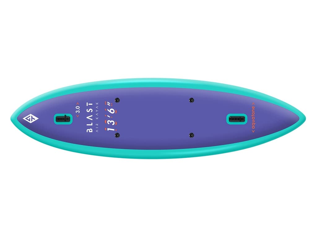 Aquatone Blast 13'6" recreational kayak 3 personas - vista 2