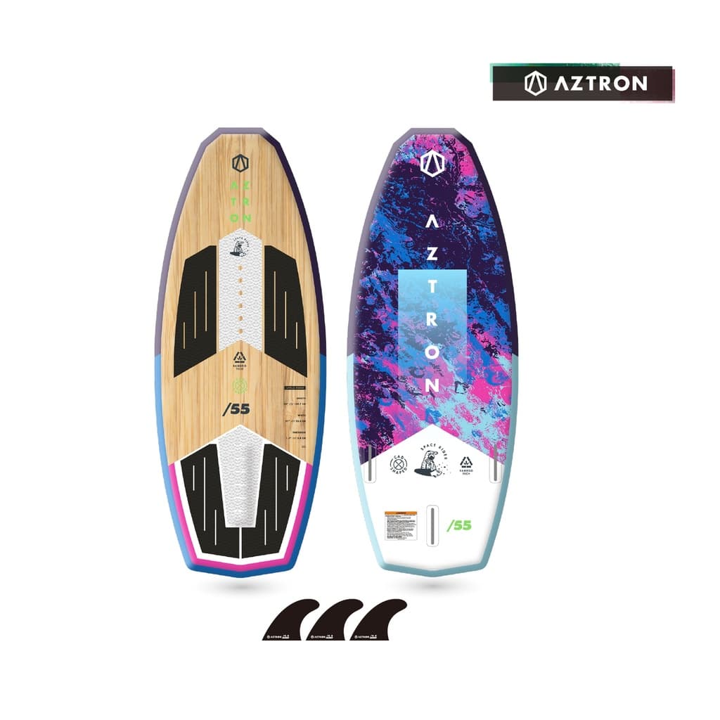 Aztron Space rider wavesurf bamboo wood 55