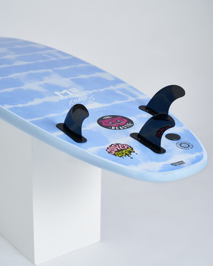 MF Ripcurl beastie 7'0 super soft-tri surfboard - vista 7