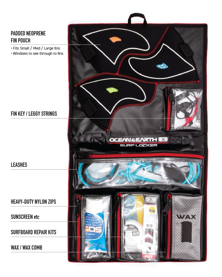 O&E Surf locker 2-fold travel bag
