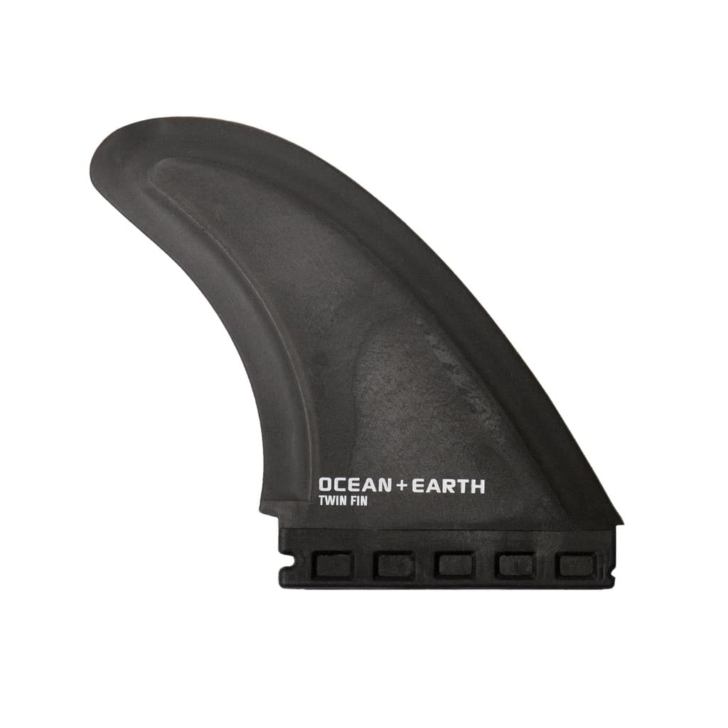 O&E Soft edge twin fin single tab