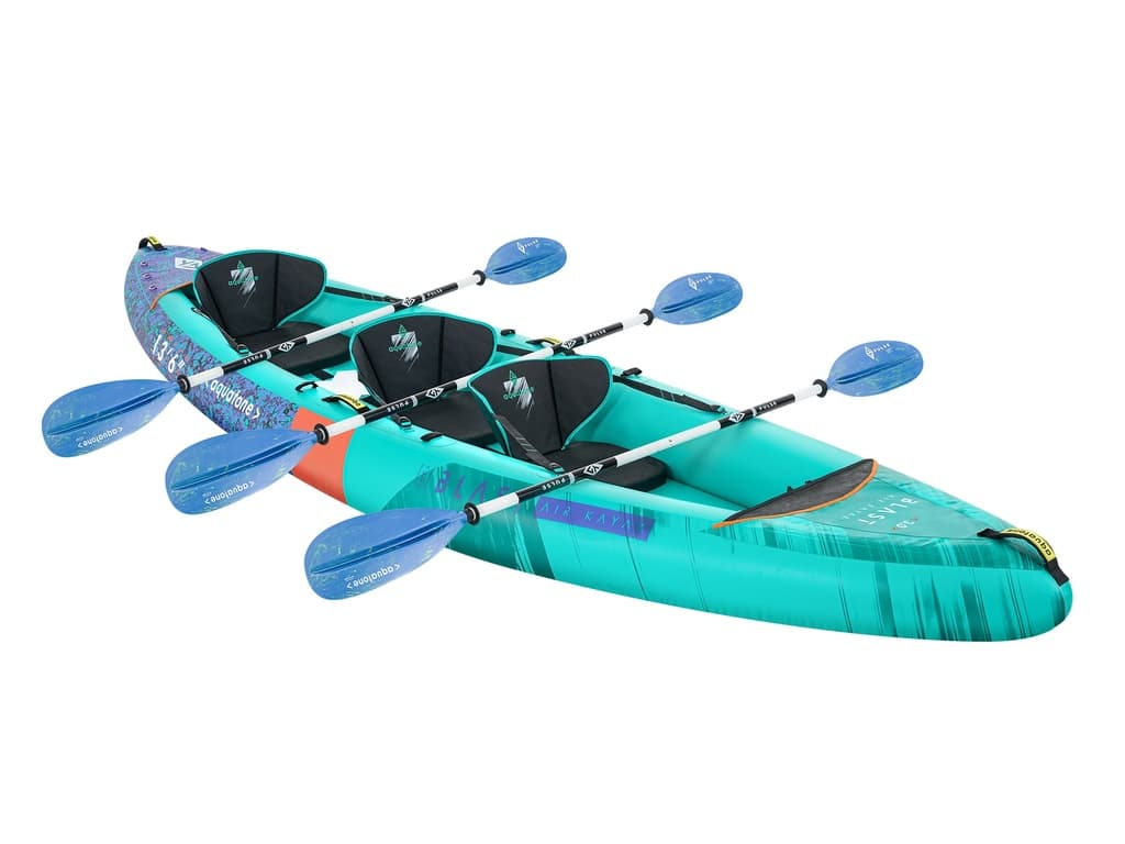 Aquatone Blast 13'6" recreational kayak 3 personas